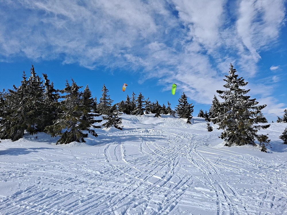Her kommer de ned fra Nevelfjell, kitere også