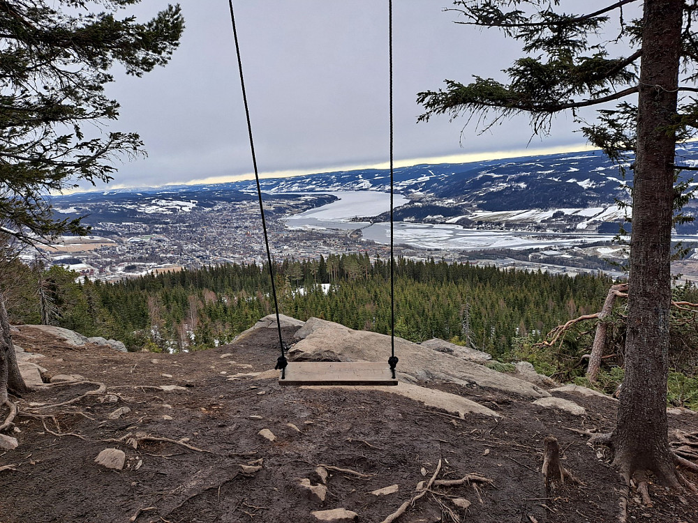 På Balbergkampen utsikt
