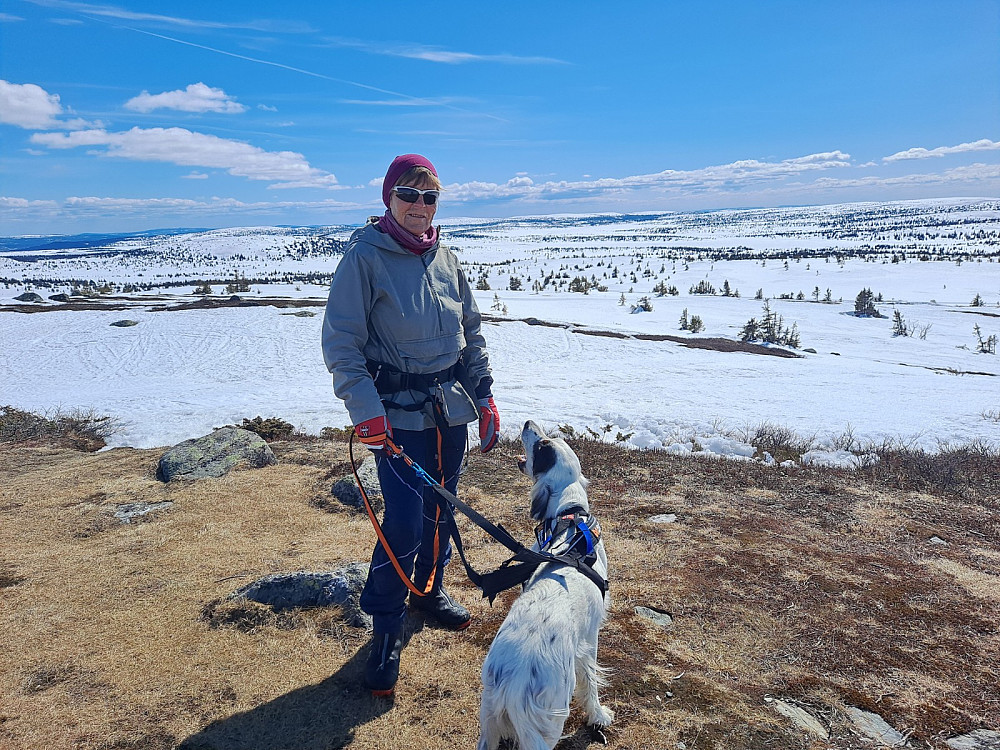 Anne Grete på Kriksfjellet