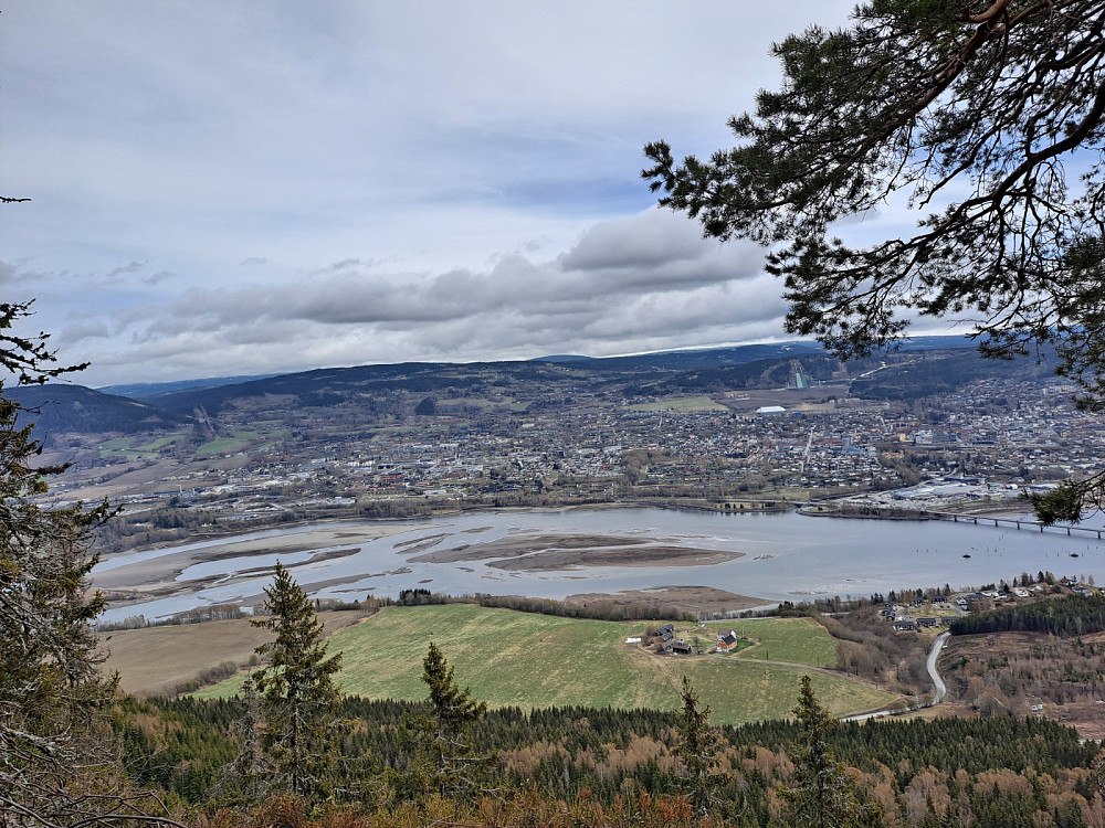 Utsikt over Lillehammer