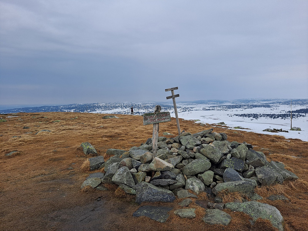 Bart på toppunktet på Snørvillen nå