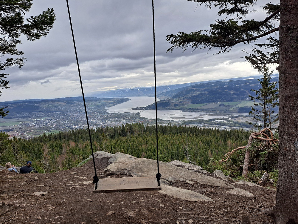 På Balbergkampen utsikt