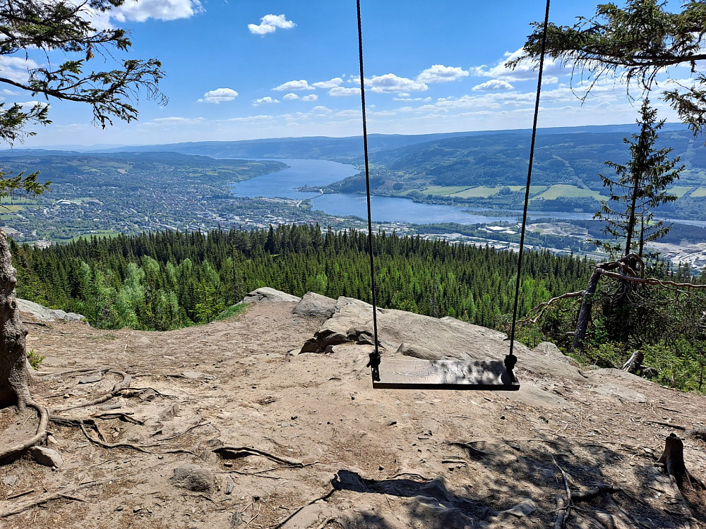 På Balbergkampen utsikt