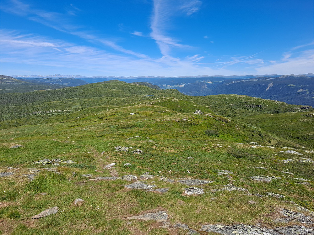På Killiknappen, mot Skjenafjellet
