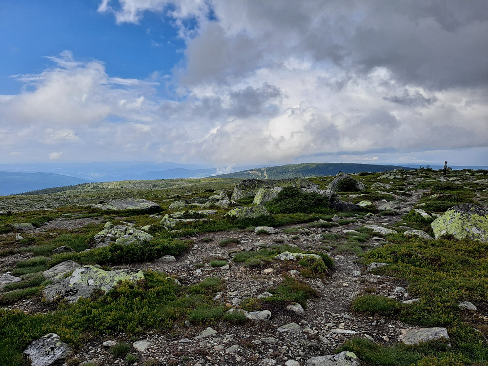 På Slåsæterfjellet, mot Hafjell