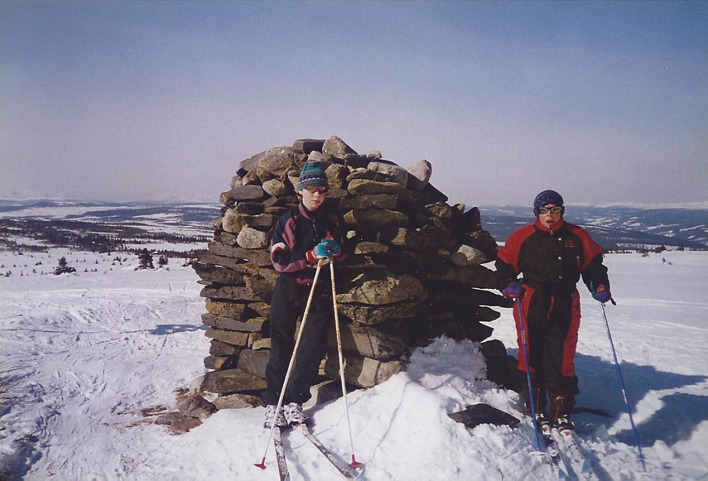 På Hærfjellet sammen med Johannes og Harald Houge