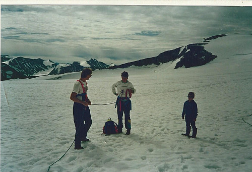 Inn i tauet ved Styggebreen