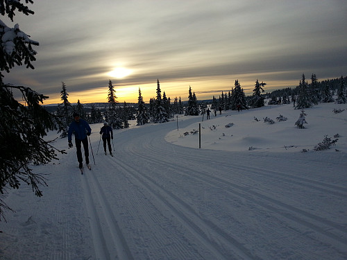 Mellom Sjusjøen og Kroksjøen