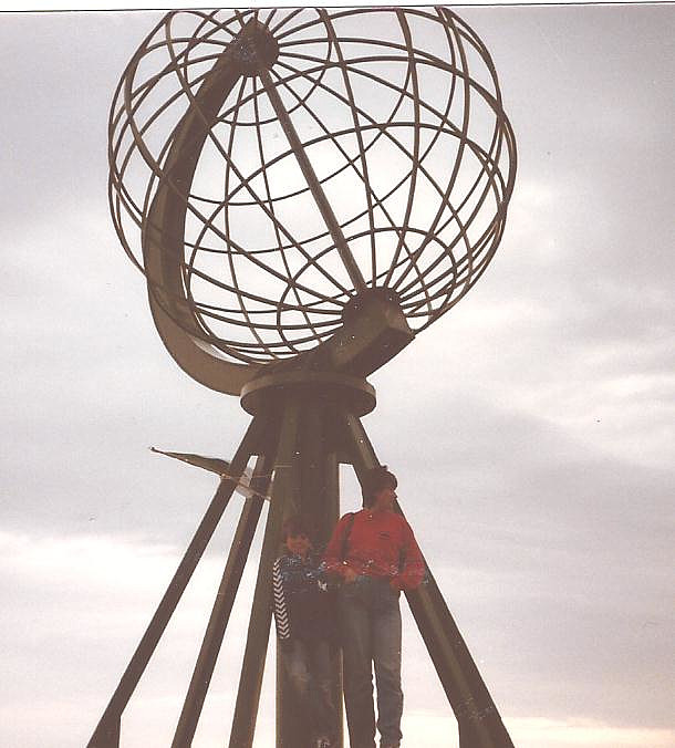 Pål og jeg på Nordkapp
