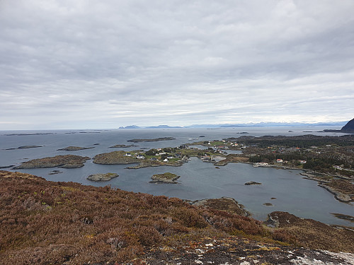 Utsikt mot Bulandet med Florø og Kinn i bakgrunnen