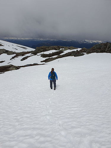 Litt snø innimellom