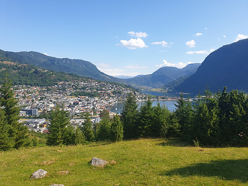 På veg ned frå Stedjestova - Sogndal