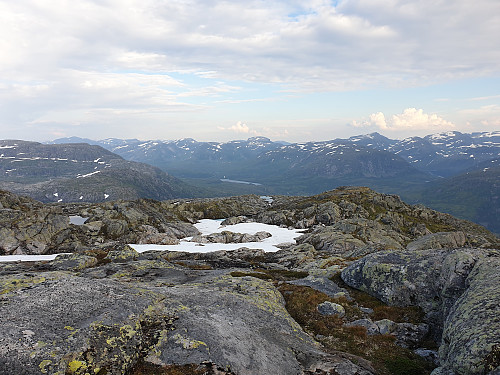 Utsikt mot Gaularfjellsvegen
