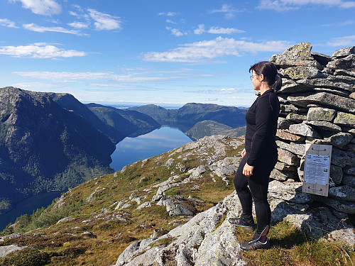 På toppen