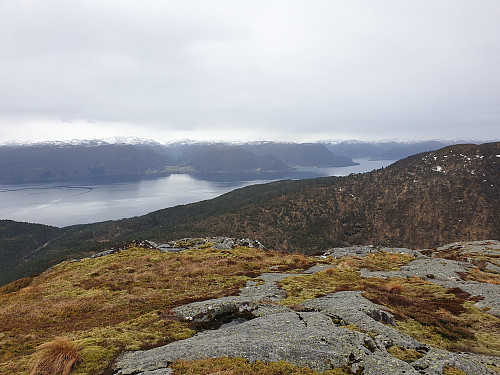 Utsikt sørvestover