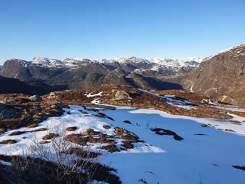 Frå toppen av Øygardsfjellet