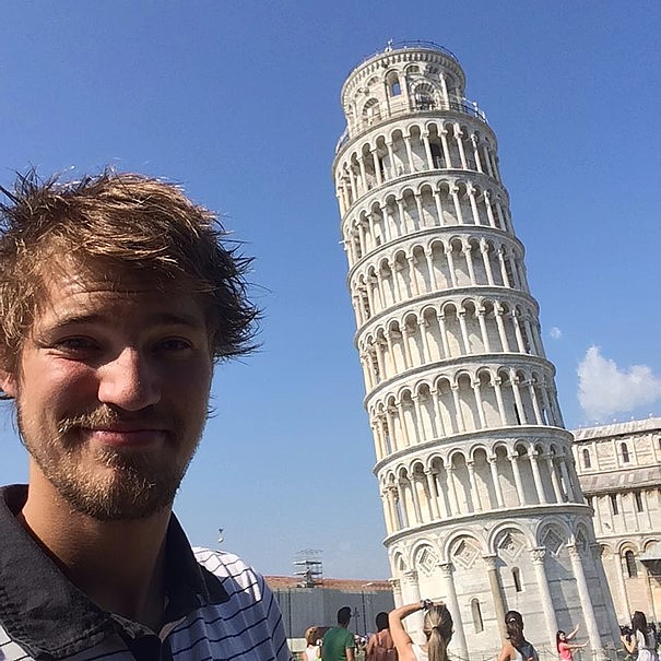  Det skjeive tårnet i Pisa!