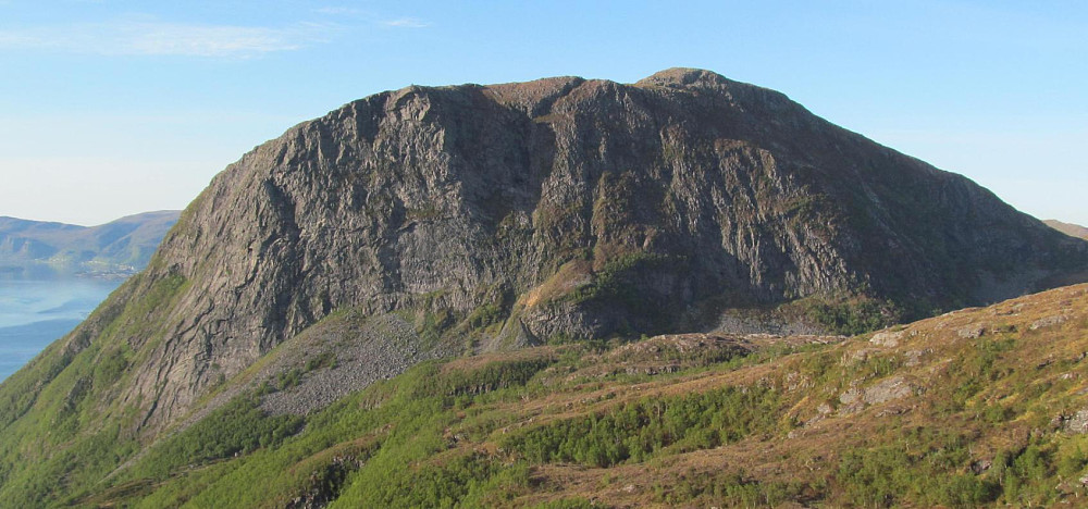 Flistrahornet sett fra Blåfjellet