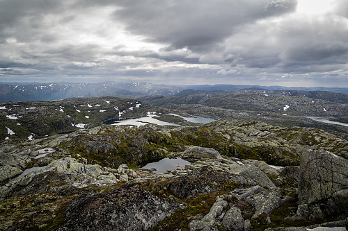 Utsikt over Skjerjavatnet sør