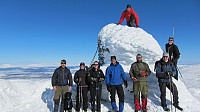 Nydelig vinterdag på toppen av Skaget..:)