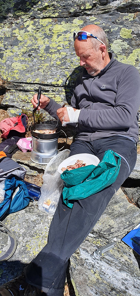 Egg og bacon er standard på Ringebufjellet