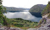 Osafjorden and Ulvikafjorden from Birje