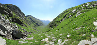 The upper-most part of Hausdalen---a convenient connection between Redningshytten and the lower Hausdalen!  