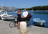 Ending our cycling adventure in Starigrad, where we had started it two days earlier