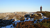 Great views from Sauafjellet near Fjæreide on Sotra