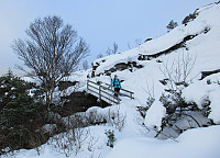 Descending from Førdesveten (on its northern side)
