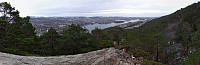 View towards Nordåsvatnet from a point half-way down from Langatjørna