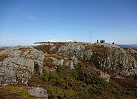 Brakstadfjellet with its large antenna on the top