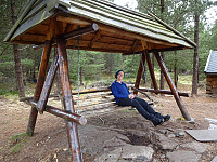 A nice place to rest near Hamrefjellet