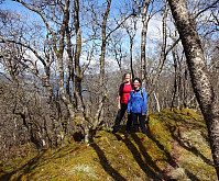 Enjoying the very nice (but steep) ascent to Herlandsfjellet