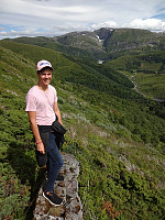 In front of Gullfjellet (on the ascent to Skåldalsfjellet)