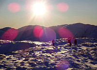 Enjoying Herlandsfjellet in nice winter sun!