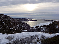 View towards the North Atlantic from Klovane in the southwest of Hillefjellet