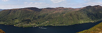 View from Hananipa via Sørfjorden to Osterøy