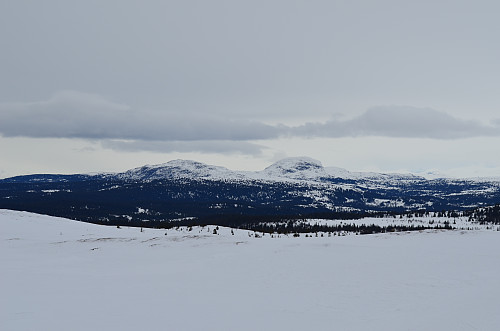 Utsikt mot Skarvemellen og Rundemellen fra Smørli.