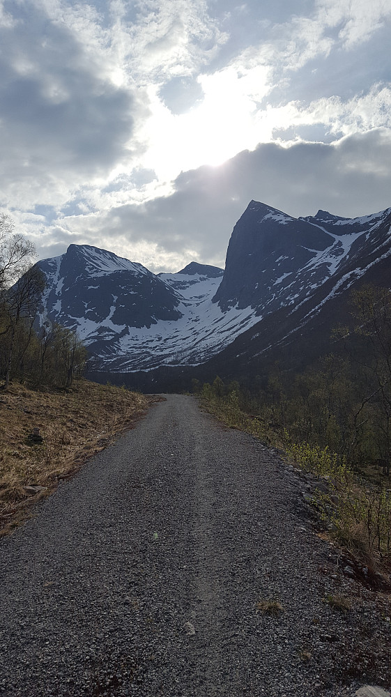 Hele ruta på ett bilde.