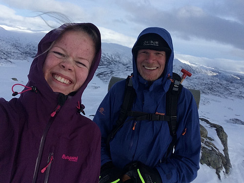 Fornøyde på Smørviknuten!