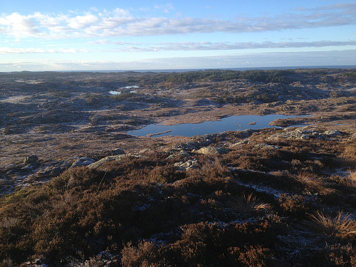 Fra Vestre Arafjellet, utsikt vestover
