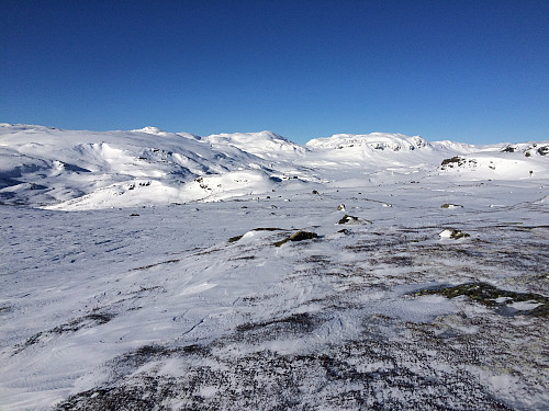 Fra 1122-toppen mot Kjelatind, Vassdalseggen og Kistenuten