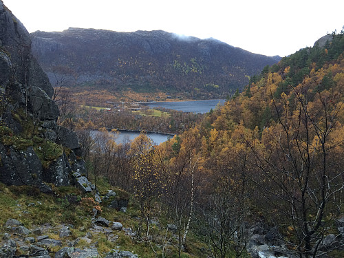 Klassisk motiv fra Lågalia mot Dala- og Liarvatnet. La Lågaliånå leva!