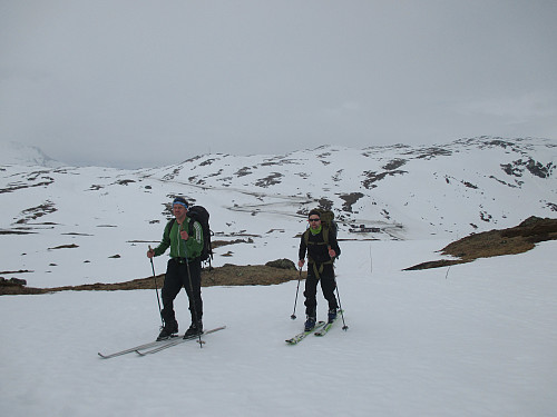 På vei mot Smørstabbreen fra Krossbu