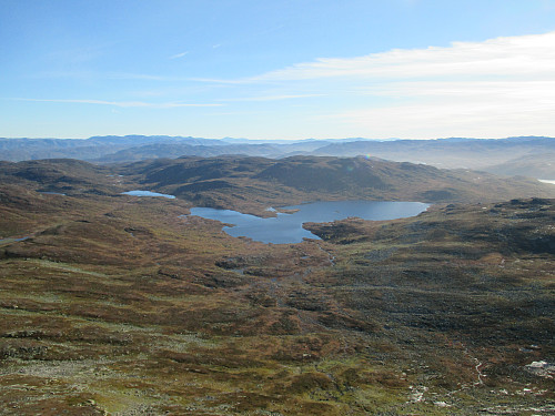 Fra Sæsnuten mot Kvikkevatn