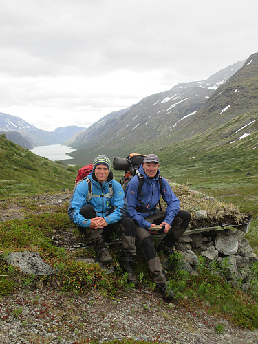 Ved jaktbua øverst i Vesleådalen