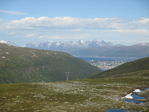 Utsikt mot Tromsø og Kvaløya
