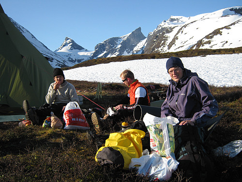 Ikke feil å våkne til slikt vær i Ringsdalen!