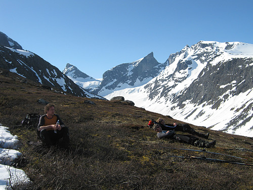 Pust i bakken nedenfor Øvre Dyrhaug